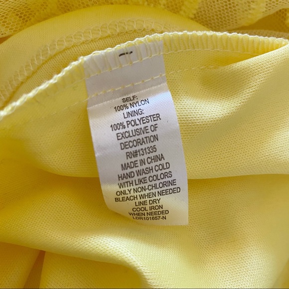 SOCIALITE // NORDSTROM Yellow Lace Dress S - Picture 5 of 6